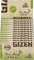 GIZEH Hanf & Gras King Size Slim + Tips - Blättchen zum Drehen - ungebleicht & ungefärbt aus 100 % zertifiziertem Bio-Hanf - 24er Pack á 34 Premium Rolling Paper (14 g/m²) + 34 Tips