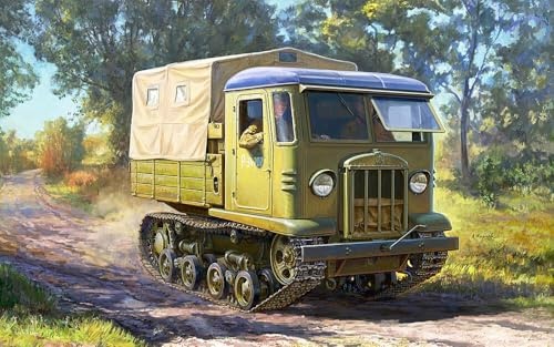 Zvezda 3663 1:35 Sov. STZ-5 Artellerie Schlepper - Modellbausatz,Plastikbausatz, Bausatz zum Zusammenbauen, detaillierte Nachbildung, unlackiert