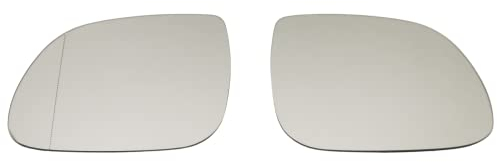 Für VW T6 Spiegel Glas Links Rechts Außenspiegel Asphärisch Weiß Beheizt Set