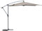 Hespéride - Parasol déporté rond Manoa Taupe et Graphite