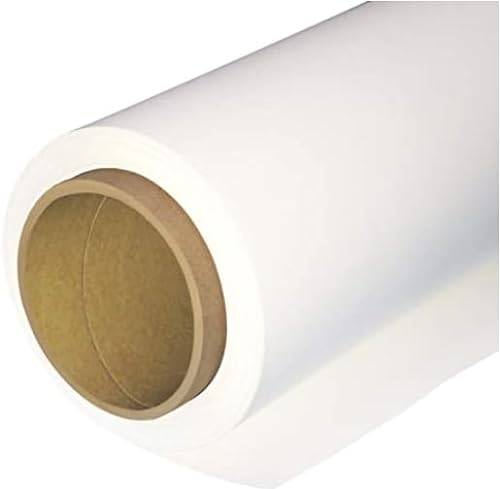 Kate 1.35x10m Blanc Fond de Papier sans Soudure Toile de Fond Portrait décors Produits Prise de Vue vidéo Photographie Fond Photo Studio Props