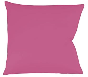 sleepling Satin Kissenbezug, Kissenhülle aus 100% seidig weicher Baumwolle, Bezug Zierkissen, Sofakissen, Kissen, 60 Grad, Ökotex 100, Made in EU, 40 x 40 cm, Cassis