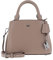 DKNY Girl's Everyday Bag Satchel, Light Tofee/Silver