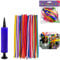 30PCS Modelling Balloon Kit with Pump | Twistable Latex Balloons for Kids & Adults | DIY Animal Balloons (Dog, Sword, Flower) | Party Decorations, Birthday, Magic Shows | Durable & Non-Toxic (Blue)