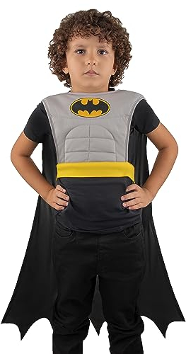 Cinereplicas DC Comics - Costume per bambini Batman - 4/6 anni - Licenza ufficiale