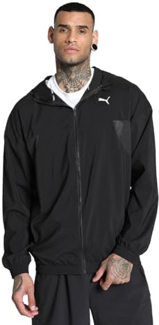 PUMA ALWAYS ON Herren Jacke Anorak schwarz schwarz