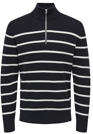 Onsphil Reg 12 Struc Half Zip Knit Noos