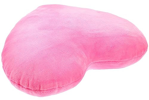 Zerodeko Cuscino In Peluche A Cuore Morbido Cuscino A Forma Di Cuore Cuscino Decorativo Cuscino In Peluche Cuscino Carino A Forma Di Cuore Per Ragazze E Donne (Rosa)
