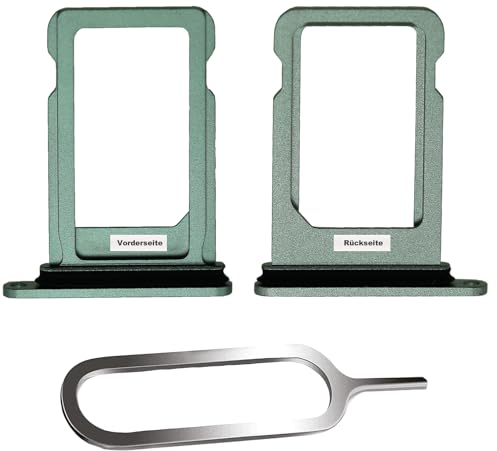 IS-TECK SIM-Kartenhalter Ersatz SIM-Tray Kompatibel mit iPhone 12 Mini inklusive SIM-Nadel SIM-Kartensteckplatz (Grün)