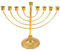 Amosfun Bougeoir De Hanoukka 9 Branches Arbre De Vie De Hanoukka Juive Vintage Chandelier De Jérusalem Ornement De Pièce Maîtresse pour Décoration De Fête De
