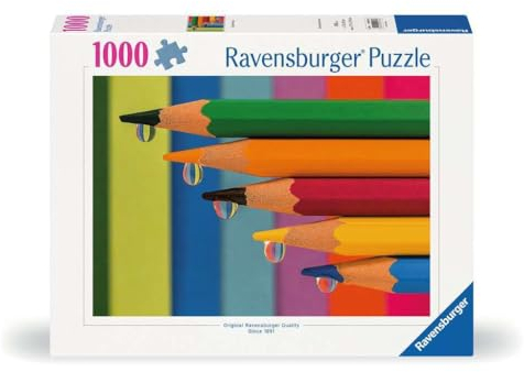 Ravensburger Puzzle 12000572 - Buntstifte - 1000 Teile Puzzle für Erwachsene und Kinder ab 14 Jahren, Geschenk für VW Bulli Fans