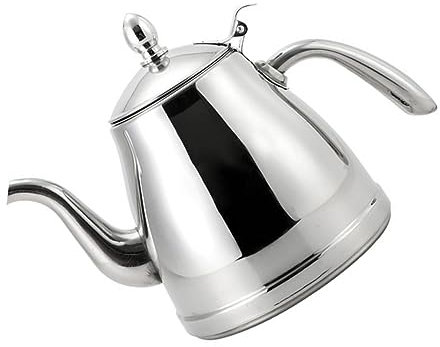 ABOOFAN 1 Pc Pentola Bollitore Con Infusore Pentole a Induzione Bollitore Elettrico Per Acqua Calda Teiera Da Cucina Stufa Tè Vintage ▾ Fornello Da Campeggio Acciaio Inossidabile