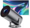 Phantom® Projector Black Mini Projector, Supports Wifi 6, BT5.0 With 11.0 Android OS, Automatic Keystone Correction, 180 Degree, 130 Inch Display For Phone/PC/Lap/PS5/Stick, 4K Cinema Projector HDMI