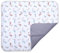 BONKY® Wickelauflage 85x72 cm - aus hautfreundlicher Baumwolle - Wickelunterlage mit rutschfeste Unterseite - Baby Wickeltischauflage - Mega weich und angenehm - Made in EU - Retro Autos