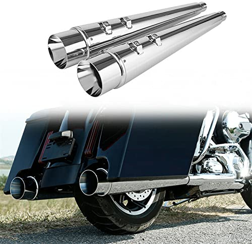 Zubehör Motorrad Für Harley Bagger Touring Electra Glide Road King 1995 96 97 98 99 2000 01 02 03 04 05 06 07 08 09 10 11 12 13 14 15 16 4 Megaphone Slip-On Schalldämpfer Auspuff