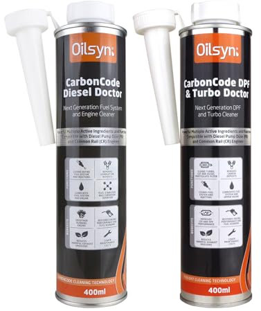 Oilsyn CarbonCode Diesel Doctor and DPF & Turbo Dr Combo Pack - 2 x 400ml