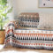 LumiSyne Azteken Navajo Überwurfdecke Baumwolle Gewebt Decke Mit Quast Tribal Ethnische Stil Geometrisch Muster Doppelseitig Dekorative Überwurf Für Bett Couch Sessel Wandteppich Tischdecke Teppich