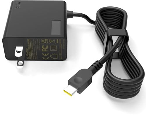 65W USB C Charger Fit for Lenovo ThinkPad T480s T580s E480 E580 E590 Chromebook 300e 500e c330 c630 Yoga 7i 9i 14 15 2 in 1 Yoga S730 C940 C740 730s-13 s730-13Y Laptop Power Supply Adapter.