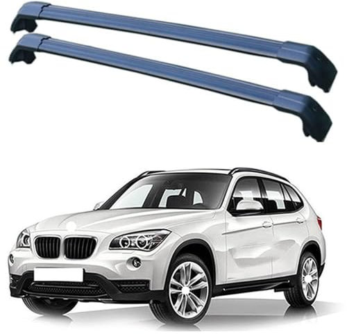 Für BMW X1 E84 2009-2016 2 Stück Aluminium Dachträger Relingträger,Dachgepäckträger Alu Relingträger,B