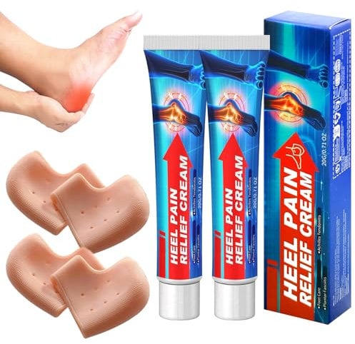 SPHERETRON 4 Stück Fersensporn Salbe Creme Gegen Fersensporn salbe bei fersensporn fersensporn creme fersensporn Fersenberuhigende Salbe Beruhigende Fersensalbe Linderung von Beschwerden