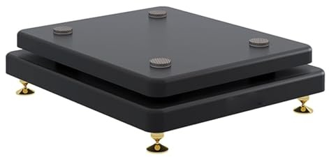 Isolation Stand for Subwoofer Speaker Stabilizer Base for Studio Monitor Loudspeakers 2 Floors 35cm x 35cm