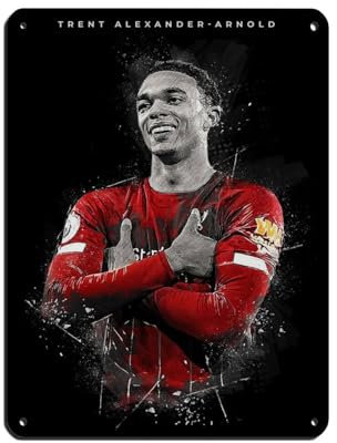 GJHTQLP Trent Alexander Arnold Retro-Poster, Metall-Blechschild, schicke Kunst, Retro, Eisenmalerei, Bar, Menschen, Höhle, Café, Familie, Garage, Poster, Wanddekoration, 30 x 40 cm