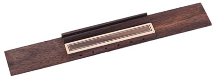 SHOWERORO Akustikgitarren Steg Aus Ahorn Mit Palisanderbrücke Für Klassische Gitarre Holz Gitarrensteg Als Ersatzteil Für Reparatur Und Klangoptimierung