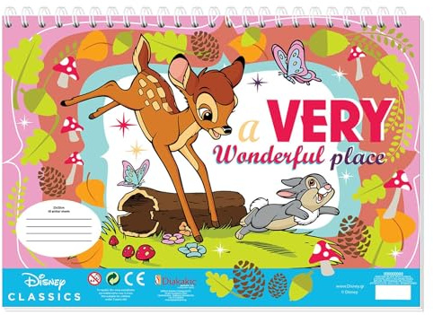 Bambi Malvorlagen mit Schablone und Aufkleberblatt