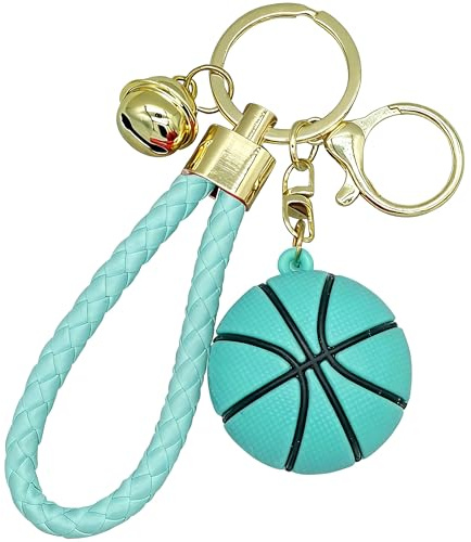 Moydolo Pendentif pour porte-clés de basket-ball keychain anneau de fans de sport basketball pour garçon fille homme femme
