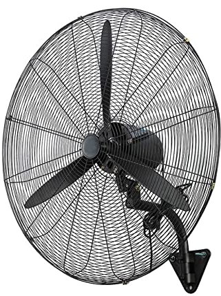 OLSKFUH Ventilador De Pared Oscilante con Aspas, Fácil De Instalar, 3 Velocidades, Ventiladores De Pared Industriales,White-20In - 550mm x 650mm - 180 W