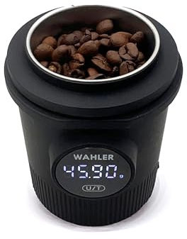 WAHLER® kaffeewaage#4 I Barista Waage Becher I Behälterwaage I Siebträger Kompatibel I 0,05g Genauigkeit I g,oz,ml