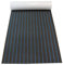 autozen Eva Foam Boat, 240 * 60cm Self-Adhesive Boat Flooring Non-Slip Marine Carpet for Ship Decks, Yachts, Motorboats, Surfboards, Swimming Pools,Dark Grey with blue seam lines