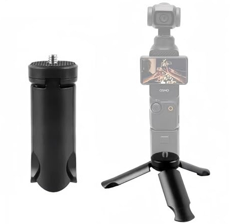 Mini Trípode Para Cámara Dji Osmo Pocket 3 Y 2, Trípode Portátil De Sobremesa, Soporte Para Trípode Para Palo De Selfie, Varios Accesorios Para Equipos De Cine (Negro)