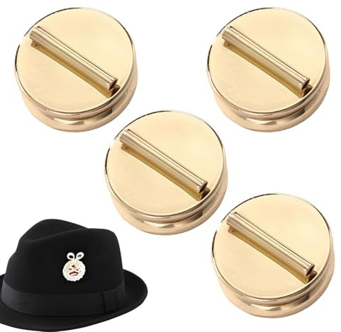Convertisseur Aimanté pour Pin's à Broche,Lot de 4 Pièces 1,5 cm Polyvalent Réutilisable Sans,Supports magnétiques pour convertir broches | Pour Châle Tissu Corsage Badge Soirée Mariage