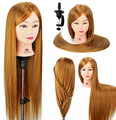Trainingsk?pfe Neverland 30 Zoll 100% Kunstfaserhaar Friseurpraxis Schaufensterpuppe Mit Klemme