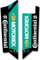MOTOREX Gabelprotektoren Dekor Aufkleber - Fork Sticker Decals || SMC 690 R 2014-2017