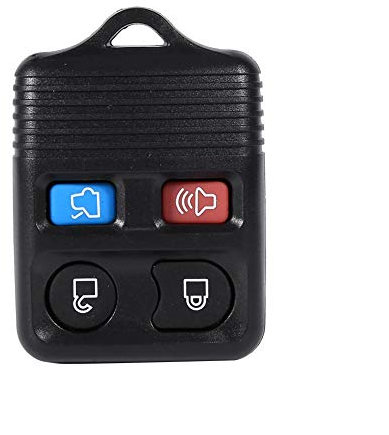 de la caja de la llave, 4 botones Carcasa de reemplazo de la llave remota Cojín de la caja del de entrada sin llave