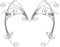 Elf Ear Cuffs, Ohrclips, handgefertigt, Elven Cuff Wrap Ohrringe für Frauen – Pearl Wing Quaste Filigree – Fantasy Fairy Halloween Kostüm, Cosplay, Hochzeit., Silber, Legierung.