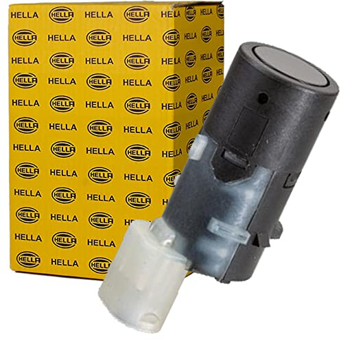 HELLA 6PX 358 141-161 Sensor, Einparkhilfe - gerade - 3-polig - gesteckt | lackierbar