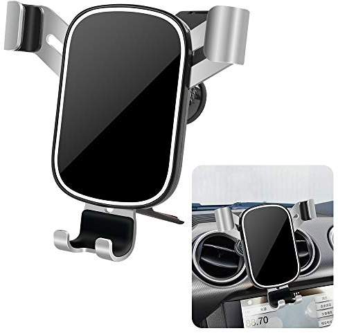 Lunqin Handyhalterung für 2015, 2016, 2017, 2018, 2019, 2020, 2021, 2022, 2023, Ford Mustang, Auto-Zubehör, Navigations-Halterung, Innendekoration, Handyhalterung, Lüftungsschlitz-Ständer, Zubehör
