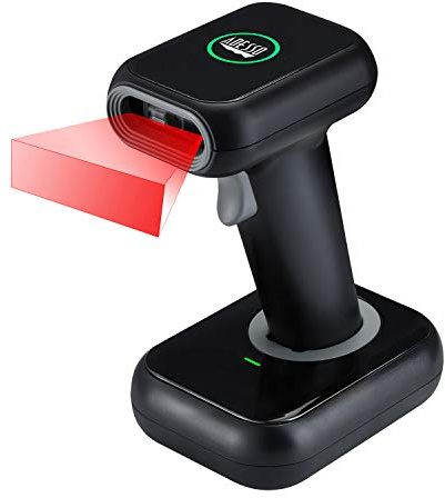 Adesso Nuscan 2700R Wireless Barcode Scanner with Charging Cradle - High-Speed 2D Scanning Engine, 120 FPS, 2.4GHz RF Wireless Technology