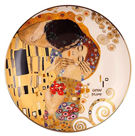 Wandteller Gustav Klimt -Der Kuss