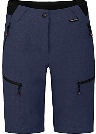 Bergson PORI Bermuda | Damen Wandershorts, robust, elastisch, Peacoat Blue [368], 40 - Damen