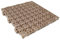 Loseta PVC Reforzado (Marrón, 33x33x2cm), Piscinas, garajes, talleres, zonas húmedas, paso de vehículos, lavaderos de coches