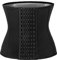 XDSP Sport Unterbrust Korsett Shapewear verstellbar Taillenmieder Damen Waist Trainer Cincher Gürtel Korsett (Schwarz, L)