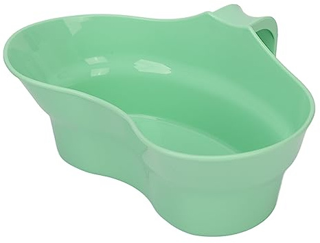 Bed Mouthwash Cup, Dental Emesis Tray, Oral Care Basin Cup with Grip, Teeth Cleaning and Vomit Collection for Elderly Bedridden Patients