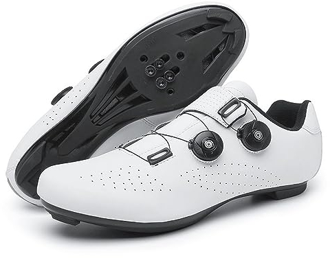 Hixingo Fahrradschuhe Herren Damen Einfach MTB Radsportschuhe Rennradschuh Mountainbike Schuhe SPD/SPD-SL Kompatibles Fahrrad Schuhe Atmungsaktive Outdoor-Radschuhe