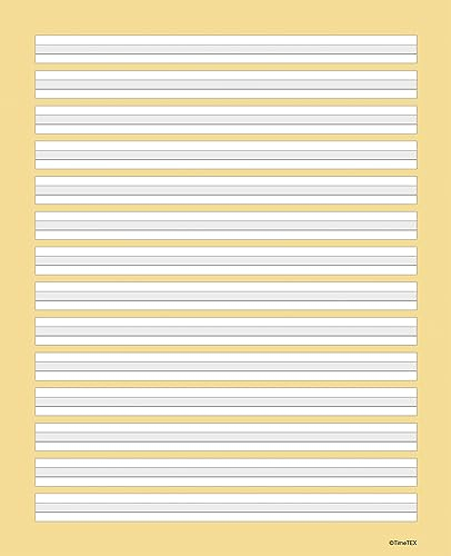 TimeTEX - Geschichtenheft GH2a - Schreibheft für Schreibanfänger | FormaTEX Format, Lineatur 4/4/4 mm | Grau hinterlegte Mittelzeile, verstärkte Grundlinie, linke Seite für Zeichnungen & Übungen