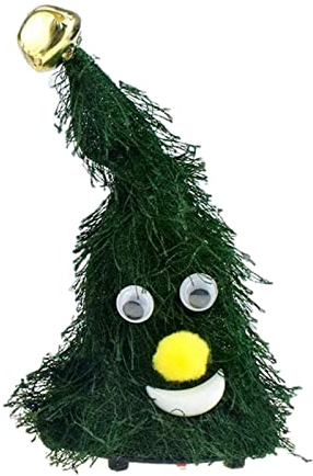 Tanzender Weihnachtsbaum - Bewegliche Musik Weihnachtsmütze & Baumschmuck Spielzeug, Schaukel-Neuheit, lustige Verzierung für Weihnachtsdekoration KOT-