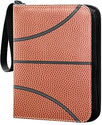Basketball-Sammelkarten-Ordner, passend für die meisten Karten in Standardgröße, Kartenaufbewahrungsalbum mit Reißverschluss